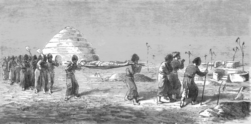 ''Turkoman Burial; Notes on Western Turkistan', 1875. Creator: Unknown.