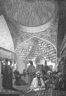 ''Interior of a Mosque in Turkestan; Notes on Western Turkistan', 1875. Creator: Unknown.