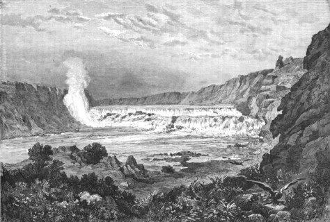 ''Falls of the Mississippi; A Naturalist's Excursion in Wisconsin', 1875. Creator: Unknown.