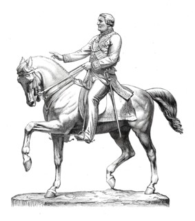 Statue of Lord Mayo at Calcutta, unveiled by the Prince of Wales on New Year's Day, 1876. Creator: Unknown.