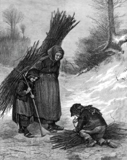 Gathering Wood by Edouard Frère, 1876.  Creator: Unknown.