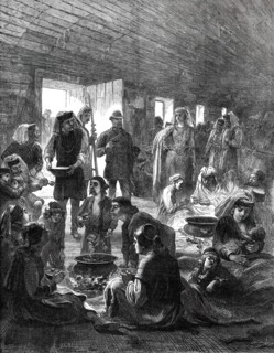 Herzegovinian Refugees at Ragusa, from a sketch by our special artist, 1876. Creator: Unknown.