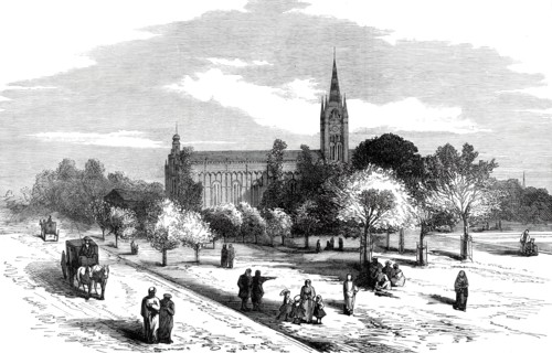 Calcutta Cathedral, from a sketch by one of our special artists, 1876. Creator: Unknown.