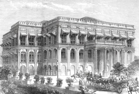 Visit of the Prince of Wales to Sans Souci, Bombay...1876. Creator: Unknown.