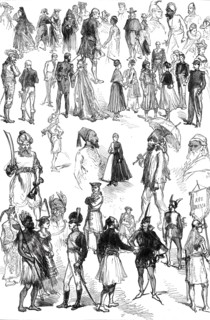 Notes at the Fancy-Dress Ball at Dublin Castle, 1876. Creator: Unknown.