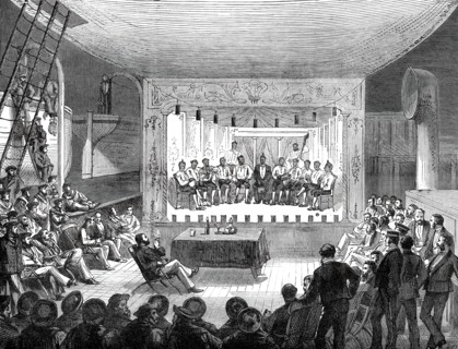 The Prince's Voyage Home from India: life on board the Serapis: an Evening Entertainment...1876. Creator: Unknown.