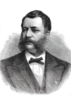 The American Centennial Festival Exbhition at Philadelphia: the Hon. Mr. Alfred T. Goshorn...1876. Creator: Unknown.