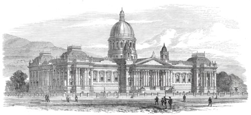 New Houses of Parliament, Cape Town, South Africa, 1876. Creator: Unknown.