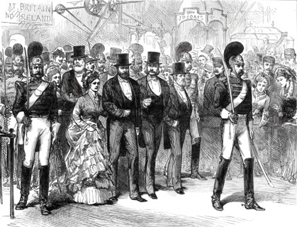 Opening of the American Centennial Exhibition: Official Procession...1876. Creator: Melton Prior.