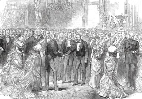 Opening of the American Centennial Exhibition: President Grant...1876. Creator: Unknown.