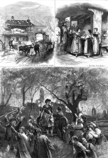 A Village Wedding in the Bavarian Highlands, 1876. Creator: Unknown.