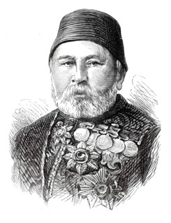 The Assassinations at Constantinople: Hussein Avni Pasha, Minister of War, 1876. Creator: Unknown.