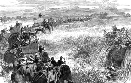Beating the Jungle for Tigers, 1876. Creator: Unknown.