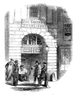 Chandos-street Fire-Engine Station, 1858.  Creator: Unknown.
