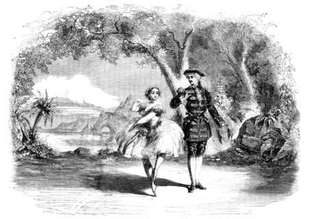 Scene from the Ballet of "La Bresilienne" at the Royal Italian Opera House, Covent Garden, 1858. Creator: Thomas Wilson.