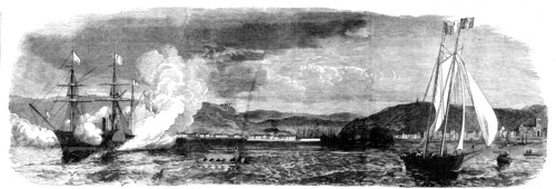 Cherbourg from the Sea, 1858. Creator: Unknown.