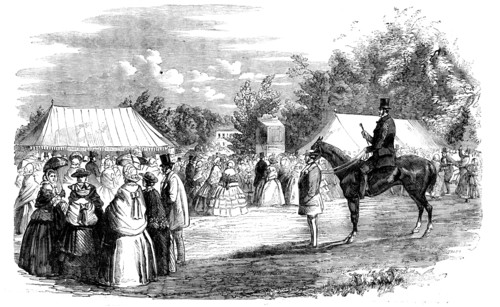 Grand Fete in Hamstead Park, Berks, in Aid of the Great Western Railway Widows' and..., 1858. Creator: Unknown.