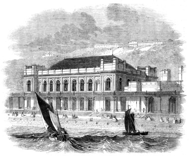 Music Saloon recently erected at Scarborough, 1858. Creator: Unknown.