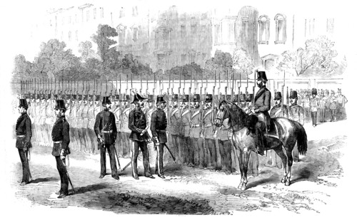 Inspection of the City of London Militia, 1858. Creator: Unknown.