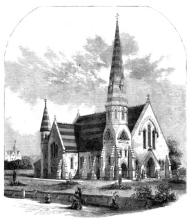 St. Paul's Church, West Smethwick, South Staffordshire, 1858. Creator: Unknown.