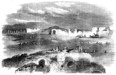 An Excursion from Tunis to Zowan - Ruins of Oudinah, fifteeen miles south of Tunis, 1858. Creator: Unknown.