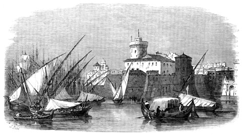 The Port of Leghorn, 1858. Creator: S Read.