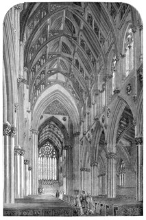 Interior of Doncaster Church, 1858. Creator: Unknown.