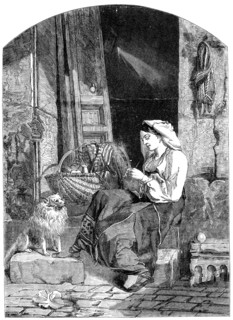 La Culla - painted by Williams - one of the prize pictures of the Glasgow Art Union, 1858. Creator: Unknown.