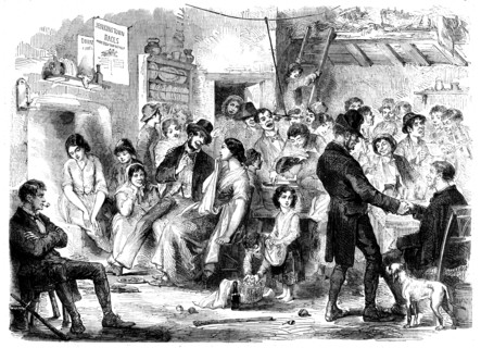 Allhallow-Eve - a sketch in Kilkenny by Edmund Fitzpatrick, 1858. Creator: Unknown.