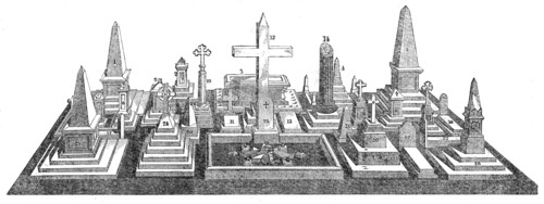 Models in Inkerman Stone of Monuments in the Crimea and at Scutari, presented to Her..., 1858. Creator: Unknown.