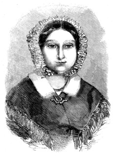 The Late Madame Ida Pfeiffer - from a painting, 1858. Creator: Unknown.
