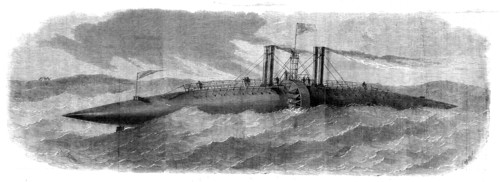 The Winans Ocean Steamer as she will appear at sea, 1858. Creator: Smyth.