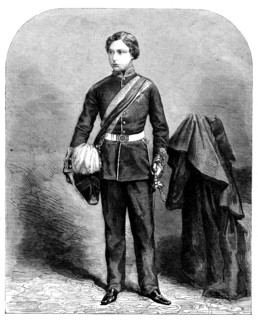 His Royal Highness the Prince of Wales, in his Uniform as Colonel in the Army, 1858. Creator: Unknown.