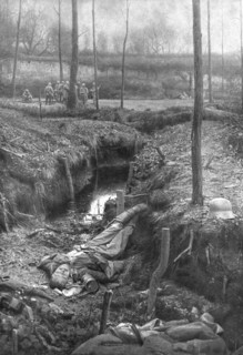 'Dans la Bataille; Un coin du parc du Plessis-de-Roye conserve par nos troupes..., 1918. Creator: Unknown.