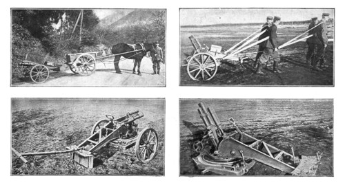 'L'Outillage Ennemi et le Notre; La solution allemande du canon d'accompagnement..., 1918. Creator: Unknown.