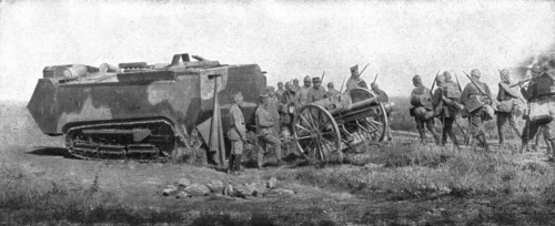 'La Replique de Foch: La Deuxieme victoire de la Marne; Char d'assaut ramenant du combat..., 1918. Creator: Unknown.