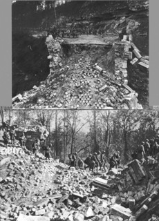'La poursuite de l'ennemi; sur la route de Longpont a Oulchy-le Chateau, le 18 juillet 1918..., 1918 Creator: Unknown.