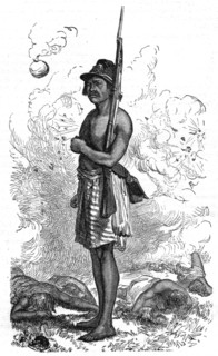 ''Paraguayan sentinel:"No Tengo Ordines."; A visit to Paraguay during the war', 1875. Creator: Unknown.