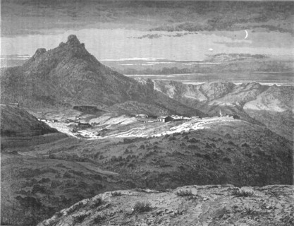 ''Fort Bowie, Arizona; scene of the Apache attack; Ten days journey in southern Arizona; Creator: Unknown.