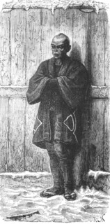 'Japanese citizen in winter costume; A European Sojourn in Japan', 1875. Creator: Unknown.