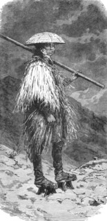 'Japanese peasant in winter costume; A European Sojourn in Japan', 1875. Creator: Unknown.