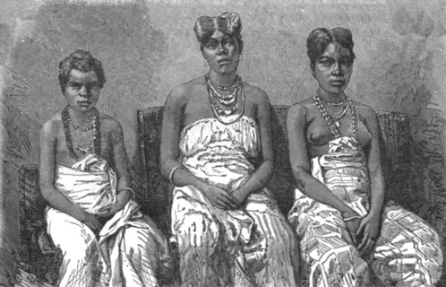 'The Daughters of King Louis; The Gaboon.', 1875. Creator: Unknown.