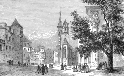 'Place of the old Chateau in Stuttgard; From Alsace to the Hartz', 1975. Creator: Unknown.