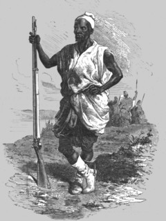 'Racine Tall, El Hadj's chief at Koundian; Journey from the Senegal to the Niger', 1875. Creator: Unknown.