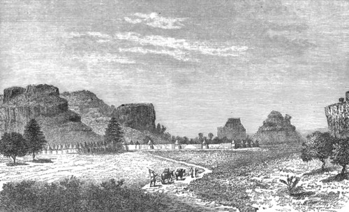 'View of Koundian; Journey from the Senegal to the Niger', 1875. Creator: Unknown.