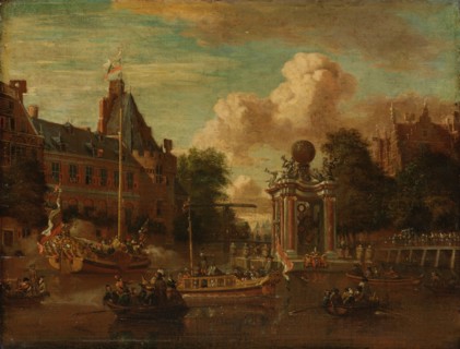 The Muscovite legation visiting Amsterdam, 29 August 1697, 1697-1708. Creator: Abraham Storck.
