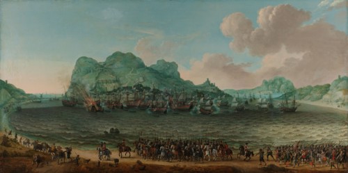Victory over the Spanish near Gibraltar by a Fleet Commanded by Admiral Jacob van Heemskerck, 25 Apr Creator: Adam Willaerts.