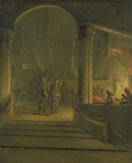 Christ before Caiaphas, 1700-1727. Creator: Aert de Gelder.