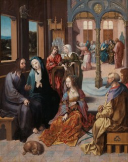 Christ’s Second Visit to the House of Mary and Martha, c.1515-c.1520. Creator: Cornelius Engebrechtsz.