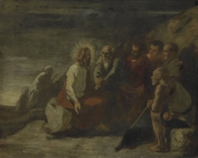 Christ and his Disciples, 1830-1879. Creator: Honore Daumier.